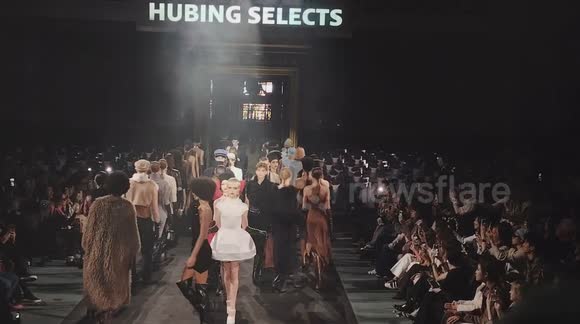 Hubing Selects SS26 LFW Catwalk in London, UK