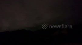 US: Lightning Storm Approaches Morrison, CO