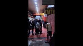 Masked protesters storm love hotel amid anti-corruption demonstrations in the Philippines