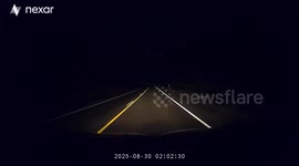 Person in the Middle of the Road Attempting Suicide by Car