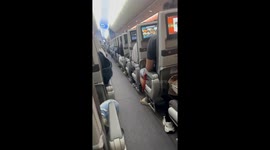 Passengers scream as they fly through Typhoon Ragasa turbulence