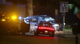 US, Los Angeles: Los Feliz LAPD Deploys Tear Gas On Barricaded Pursuit Suspect