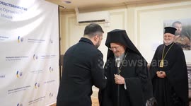 Zelenskyy meets Greek Patriarch Bartholomew at UN General assembly