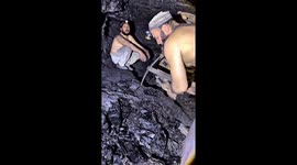 Pakistani miner documents dangerous conditions in cramped shafts during search for 'black diamonds'