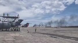 Private jet crashes on runway while attempting take off in Venezuel killing pilots