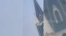Venezuela: Church Spire Damaged After Venezuela Quake