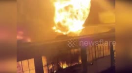 Italy: Fire Erupts At Metal Packaging Company In Italy