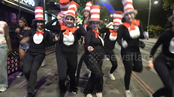 Birmingham University Medical Society legendary fancy dress bar crawl attracts over a THOUSAND students