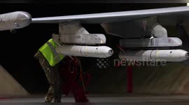 UK: UK Typhoons Patrol Over Poland And Romania Against Russian Drone Attacks