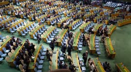 Most countries walk out of UN General Assembly session during Netanyahu's speech
