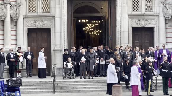 British Royal Family at Duchess of Kent funeral