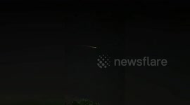 US: Sky Sparkle From Starlink-1586 Re-Entry