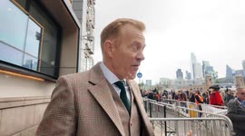 Countryfiles Adam Henson takes part in the annual Woolmen Sheep Drive over Southwark Bridge