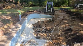 Backyard Transformation: Pool Fill-In by Excavation Experts!
