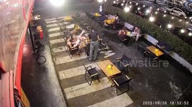 Out-of-control car rams into hot pot restaurant as tourists have dinner