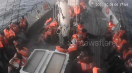 Global Sumud Flotilla activists brace in life jackets amid 'failed Israeli interception'