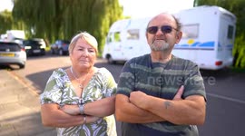 Fury as campervans and motorhomes invade idyllic riverside street - and it's legal
