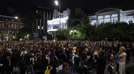 Greece: Athens protests against Israeli intervention on Global Sumud Flotilla