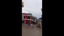 McDonald's outlet destroyed by Philippines earthquake