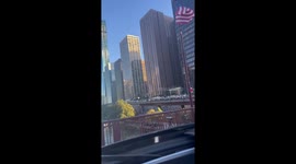 Protesters march against Trump and ICE in Chicago, USA