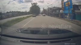 Bungling driver run over by his own pickup truck while trying to stop it rolling back
