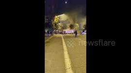 Spain: Protests in front of the Israeli consulate over Israeli interception of the Global Sumud Flotilla