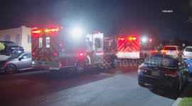 US, Los Angeles: Chesterfield Square DUI Man Crashes Into Home