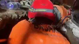 Indonesian school collapse kills five as search continues for dozens more