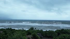 Typhoon Matmo forces families to flee homes ahead of landfall in the Philippines