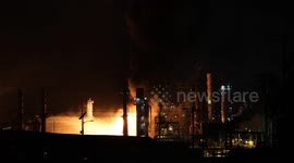 US: Fire at the Chevron refinery in El Segundo