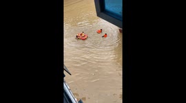 Neighbours rescue one another in neck-deep floodwaters—Ha Giang residents unite during Typhoon Bualoi