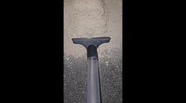 ASMR Vacuuming of Sparkly Fine Dirt with glass pebbles using a microphone to enhance the auditory senses.