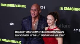 Emily Blunt teases next collaboration with Dwayne Johnson