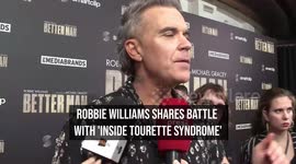 Robbie Williams shares battle with 'inside Tourette syndrome'