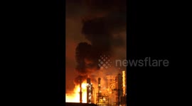 US: Fire in El Segundo California