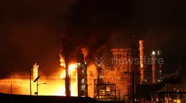 US: Fire in El Segundo California