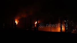 US: Fire in El Segundo California