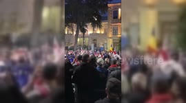 Georgia: Protesters Storm Georgian President’s Residence Amid EU Accession Dispute