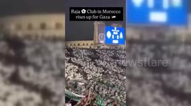 Morocco: Morocco’s Raja Club Fans Chant In Solidarity With Gaza