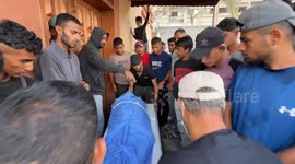 Funeral held for Palestinian killed in Israeli attack to aid distribution site in Gaza