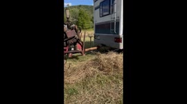 Bailing Hay With An RV