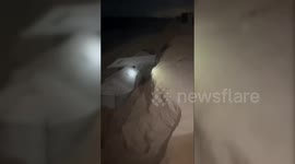 Sea Cliff Collapse Buries Displaced Palestinians