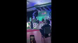 Hilarious moment protective father intimidates daughter's suitor