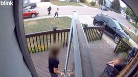 Doorbell camera captures moment siblings’ quick thinking saved mother’s life