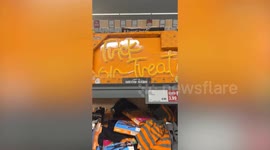 Lidl Halloween neon sign gives mum a fright thanks to 
