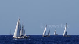 UNCAPTIONED: Global Sumud Flotilla Reports Israeli Harassment Near Gaza