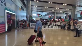 Irish Gaza Flotilla Team Celebrated With Emotional Homecoming At Dublin Airport