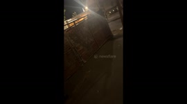 10/6 night video of protesters around Portland, Illinois Society