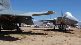 US: Drive Through America’s Aircraft Boneyard Captured On Video