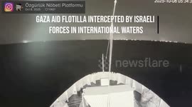 Gaza Aid Flotilla Intercepted by Israeli Forces in International Waters